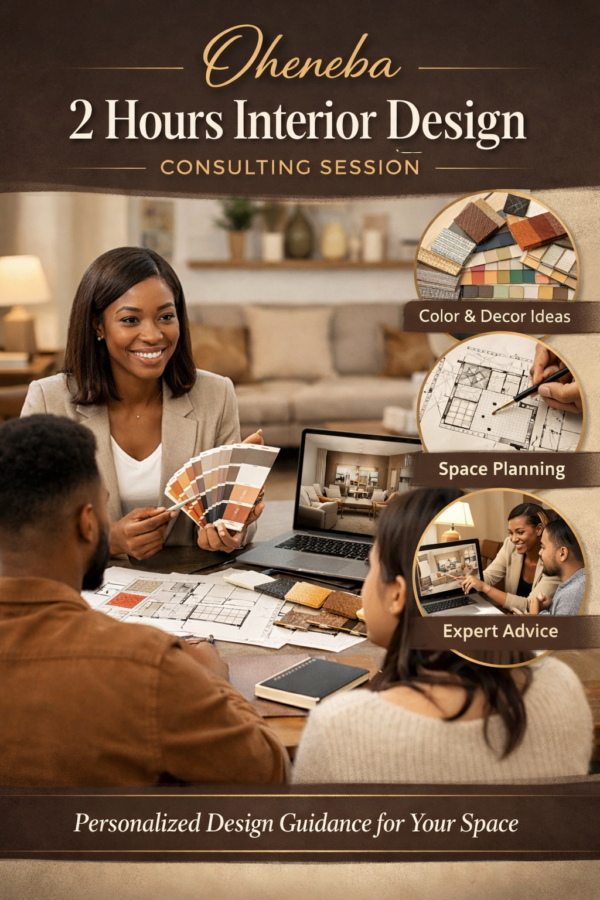 Oheneba 2 Hours Interior Design consulting session